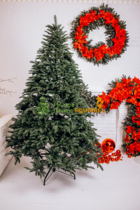 Albero di Natale "Alaska" Abete con Rami PE + PVC Effetto Reale 1.80m