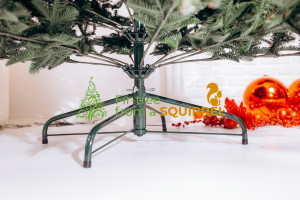 Albero di Natale "Alaska" Abete con Rami PE + PVC Effetto Reale 1.80m