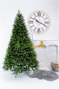 Albero di natale Realistico Verde "Carpatian" PVC+PE 2,10 m